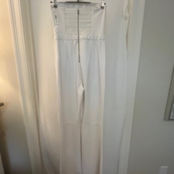 Alice & Olivia White Jumpsuit-vegan leather - Picture 3 of 6